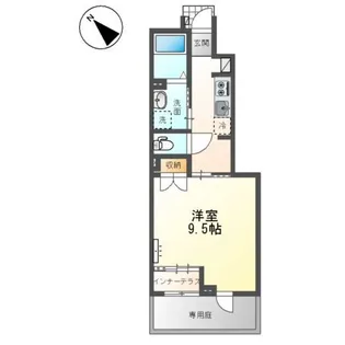 ラ プルーマ【1階】の間取り