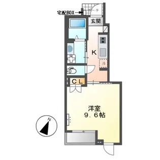 ASAHIHILLS【1階】の間取り
