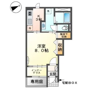 エストメールⅢ【1階】の間取り