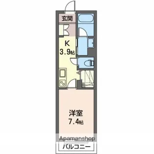 レイオンベール【2階】の間取り