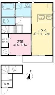 HEART I【202号室号室】の間取り