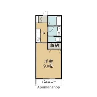 ボナール【105号室】の間取り