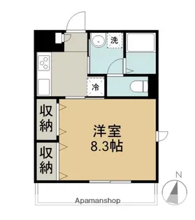 ヴィエント川越【1階】の間取り