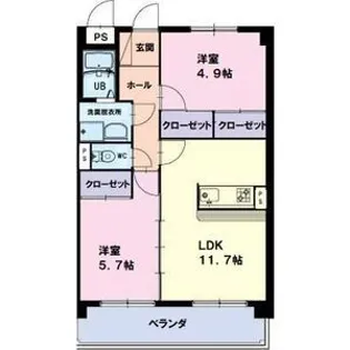 プリリアンスTAKEKOSHI【3階】の間取り