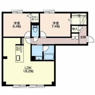 ラヴィータM【1階】の間取り