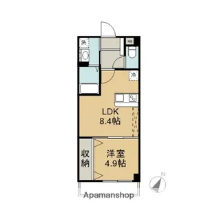 UMI NO MORI【3階】の間取り