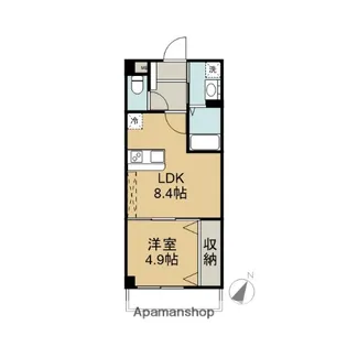 UMI NO MORI【3階】の間取り