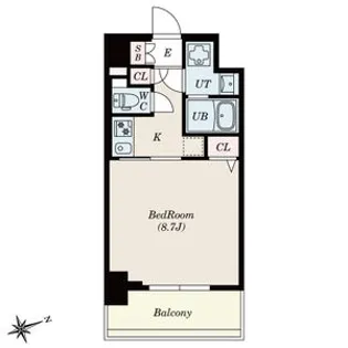 SーRESIDENCE四日市安島ALOGGIO(アロッジオ) F【9階】の間取り