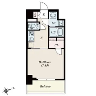 SーRESIDENCE四日市安島ALOGGIO【6階】の間取り