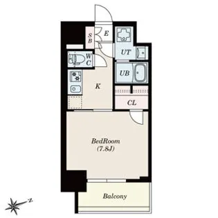 SーRESIDENCE四日市安島ALOGGIO【6階】の間取り