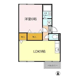 プレジール三宅 C【2階】の間取り