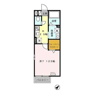 モナリエ白須賀 A【2階】の間取り