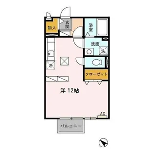 クレーネ【1階】の間取り