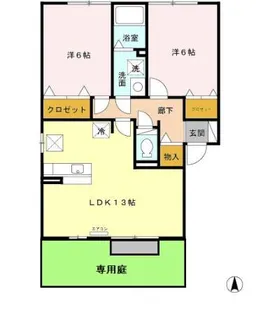 オリエンス正和台 A【1階】の間取り