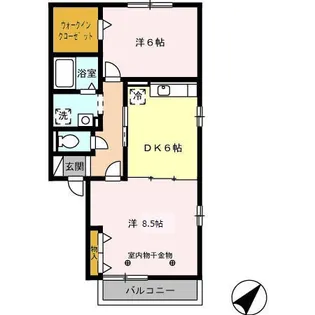 エスぺランサ【2階】の間取り