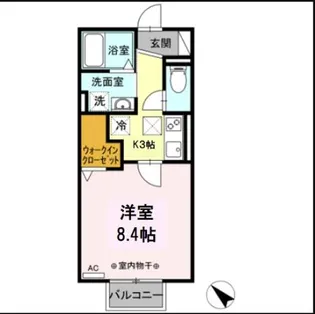 パプリカⅡ【1階】の間取り