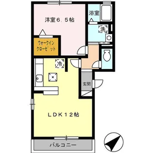 カルム【1階】の間取り