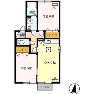 ホクト A【1階】の間取り