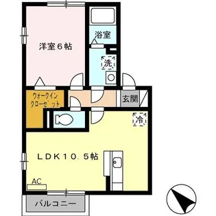 メゾン ピコ B【2階】の間取り