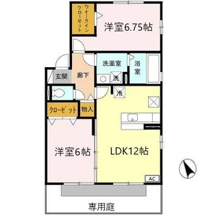 リビングタウン阿倉川 E【1階】の間取り