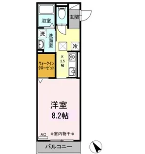 ベイフィールド【1階】の間取り