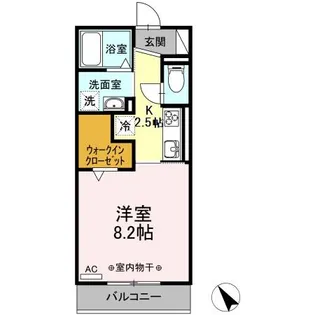 ベイフィールド【2階】の間取り