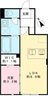 ユアメゾン北浜【102号室号室】の間取り