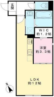 ユアメゾン北浜【105号室号室】の間取り
