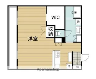 カーサデル・ポポロ【1階】の間取り