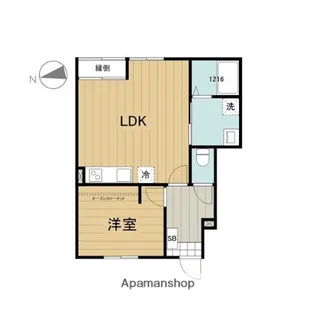 ベレッツァ四日市大矢知【1階】の間取り