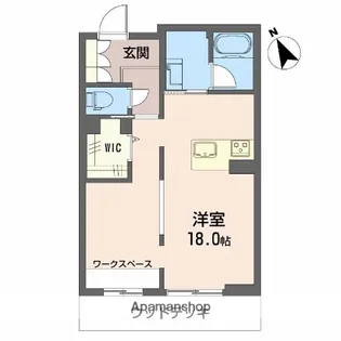 シャーメゾン ル シエル【1階】の間取り