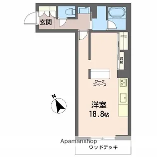 シャーメゾン ル シエル【1階】の間取り