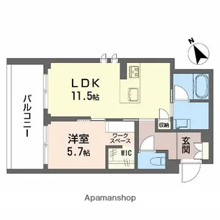 シャーメゾンサクラスクエア本郷【3階】の間取り