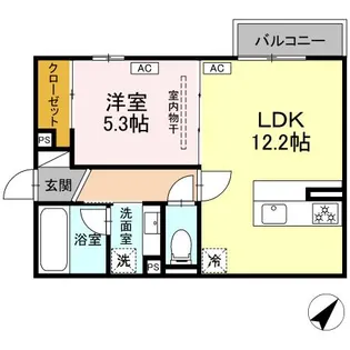 ユア ベース【2階】の間取り