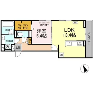 ディーシャンブル 北町【3階】の間取り