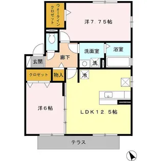リビングタウン阿倉川 I【2階】の間取り