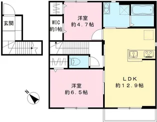 GRUNDY【201号室号室】の間取り