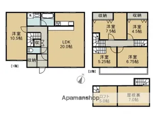 三重県三重郡菰野町大字田光【一戸建】の間取り