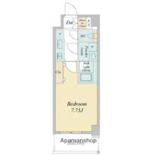 プレイズシード四日市【5階】の間取り