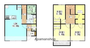 CASA海山道(仮称)【1階】の間取り