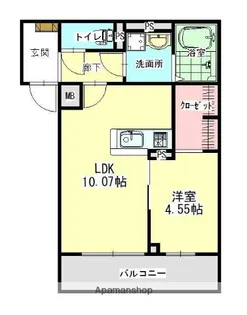 AQUA LOUIS MER【1階】の間取り