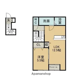MYカメリア【201号室】の間取り