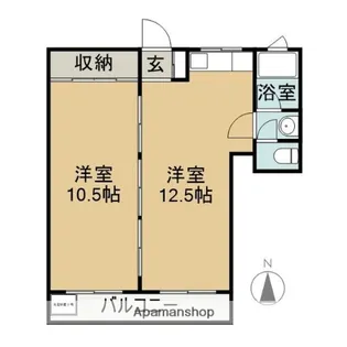 プレシャスビル【3階】の間取り