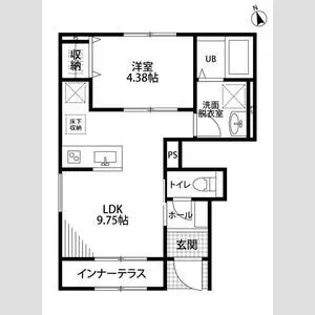 リーブルファイン大治田Ⅲ 2号棟【1階】の間取り