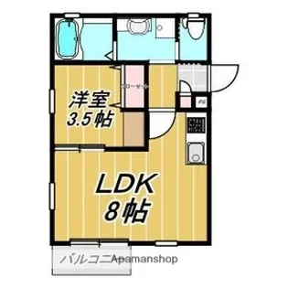 Merveilleux West【3階】の間取り