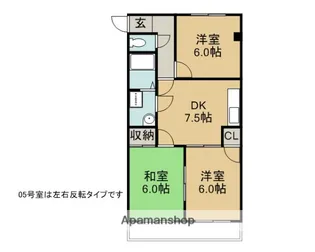 ビバかわごえ【1階】の間取り