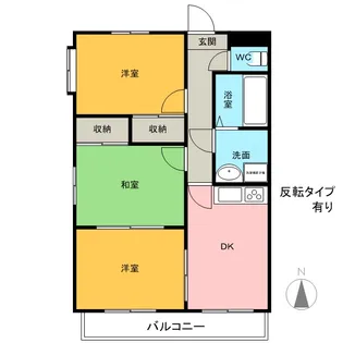 クレアールAZUMA【4階】の間取り