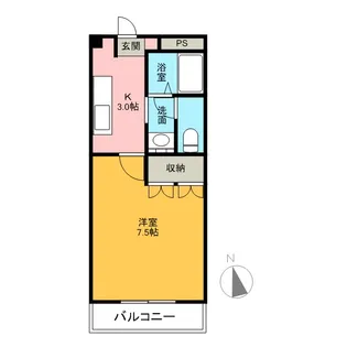 ポケットハウス【1階】の間取り