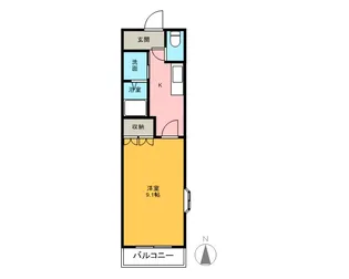 ル・アーヴル【1階】の間取り