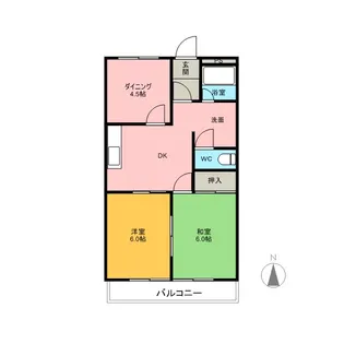 ノーブルタウン【00207号室】の間取り